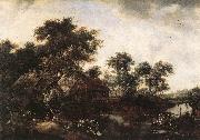 Frank Alfred Bicknell The Water Mill oil painting